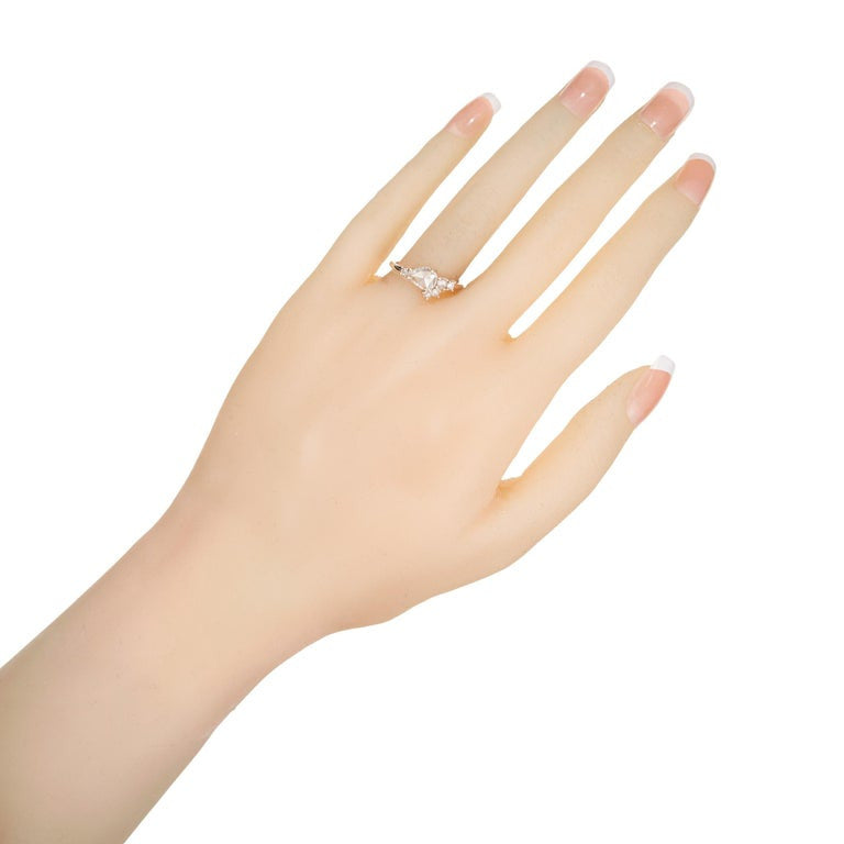 Peter Suchy GIA Certified .55 Carat Diamond Rose Gold Engagement Ring – image 8