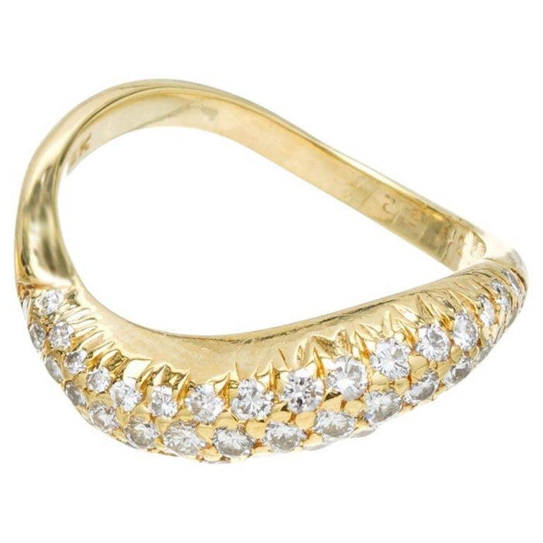 Kurt Wayne .63 Carat Diamond Yellow Gold Pave Band Ring
