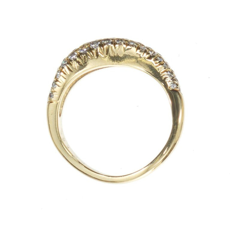 Kurt Wayne .63 Carat Diamond Yellow Gold Pave Band Ring – image 5