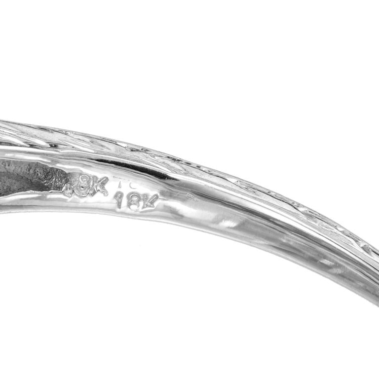 .60 Carat Diamond White Gold Three Stone Ring – image 5