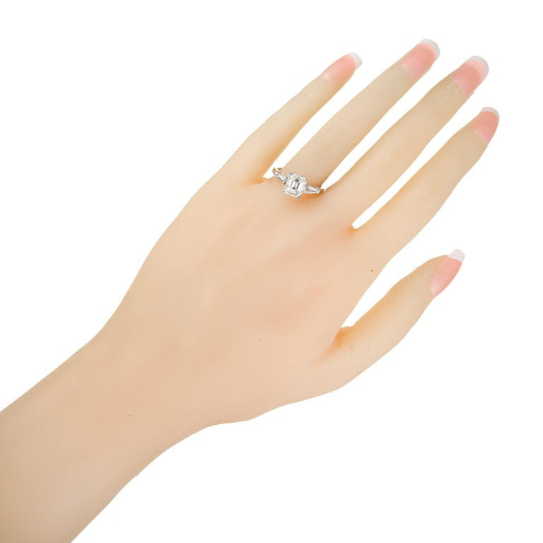 Peter Suchy GIA 1.51 Carat Diamond Platinum Engagement Ring – image 8