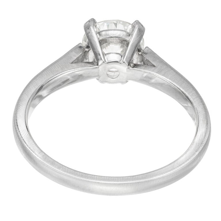 Peter Suchy GIA Certified .94 Carat Diamond Platinum Ring – image 6