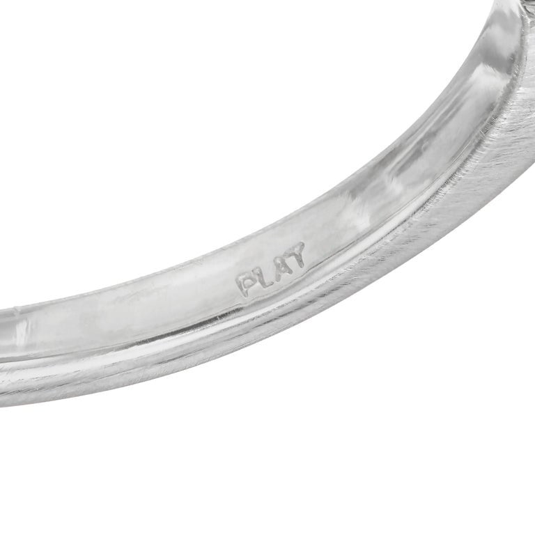 Peter Suchy GIA Certified .94 Carat Diamond Platinum Ring – image 7