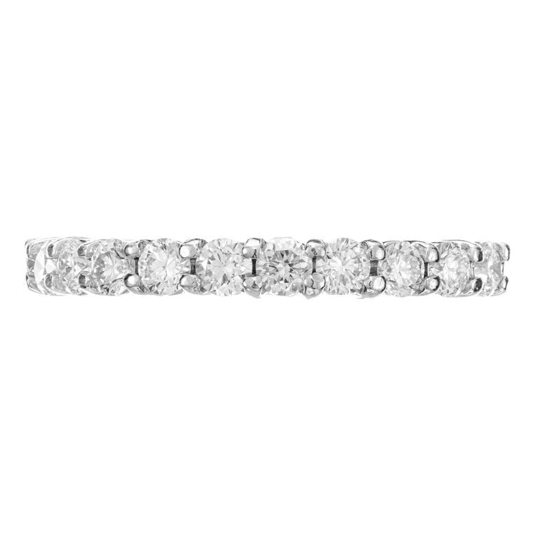 Peter Suchy .50 Carat Diamond Platinum Band Ring – image 2