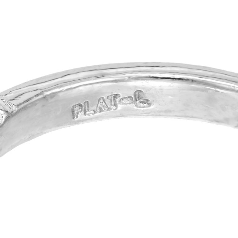 Peter Suchy .50 Carat Diamond Platinum Band Ring – image 6
