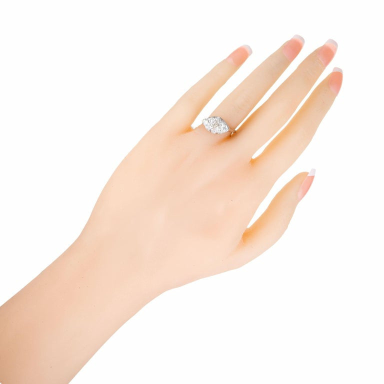 1.07 Carat Diamond Platinum Engagement Ring – image 3