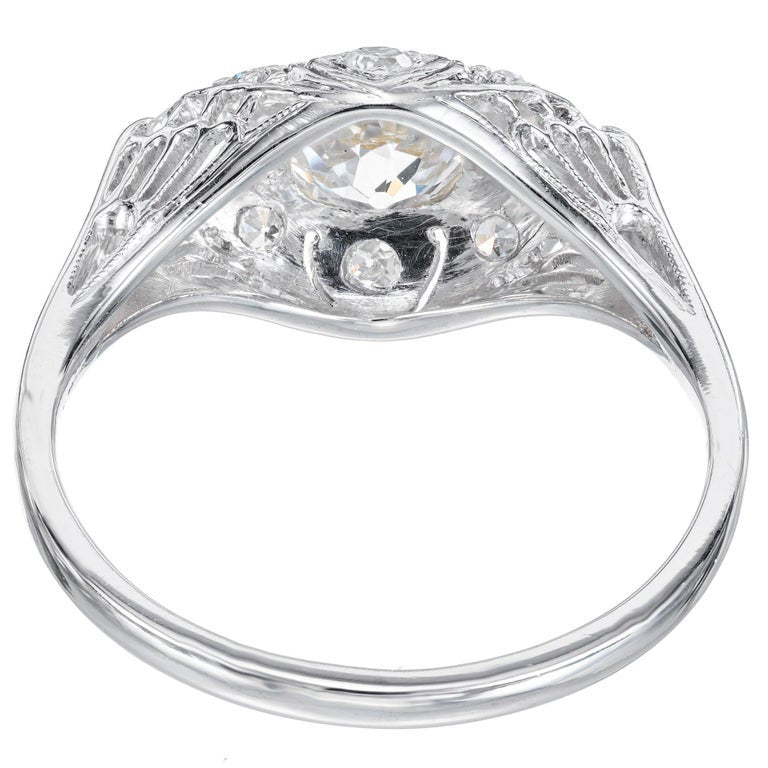 1.07 Carat Diamond Platinum Engagement Ring – image 4