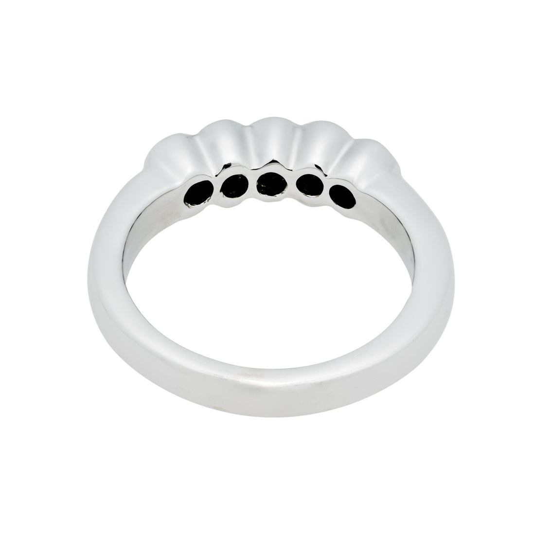 .55 Carat Diamond White Gold Wedding Band Ring – image 3