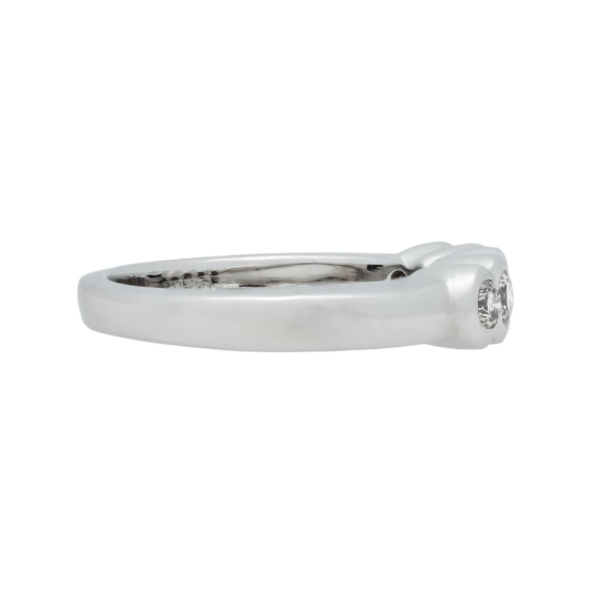 .55 Carat Diamond White Gold Wedding Band Ring – image 4