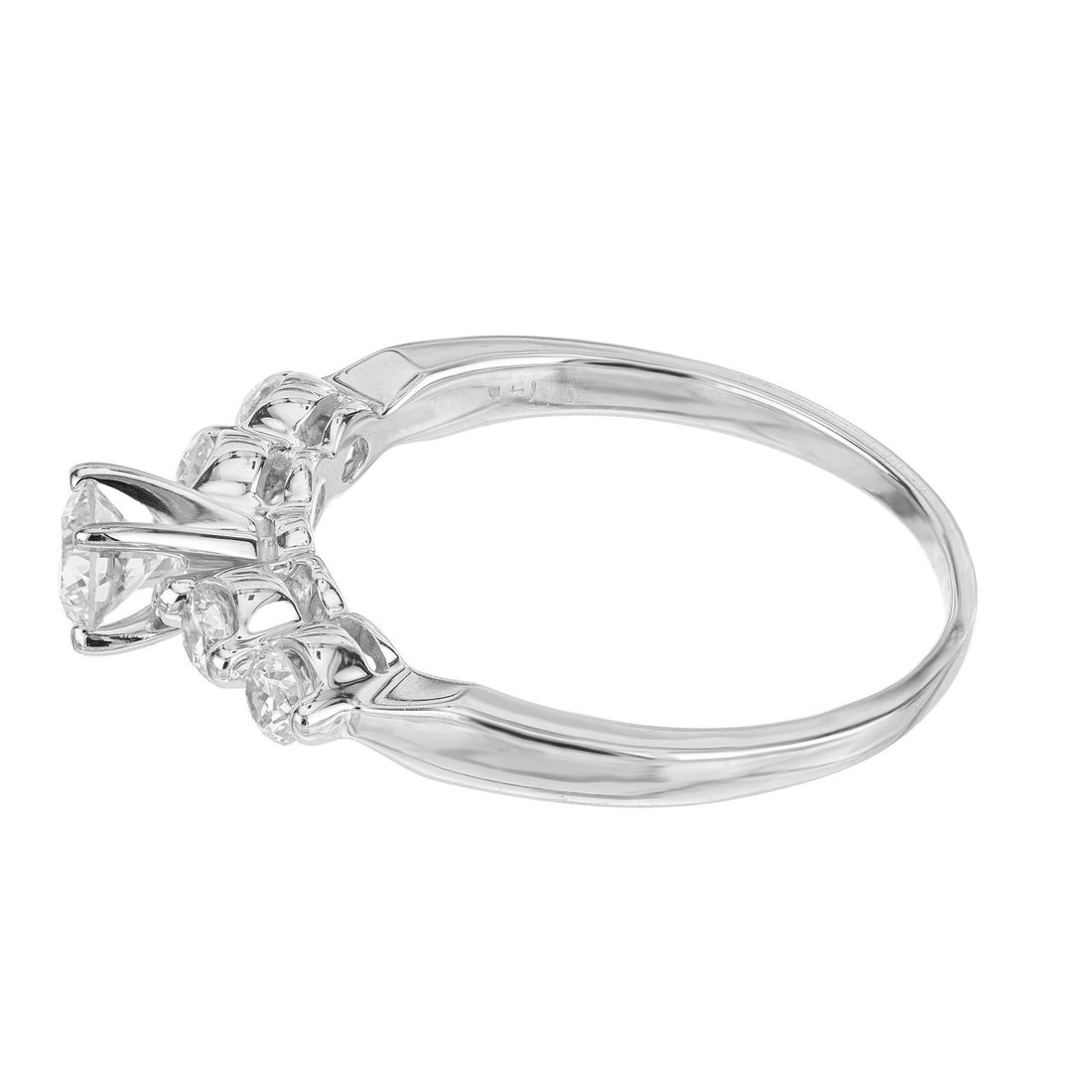 .50 Carat Diamond White Gold Engagement Ring – image 4