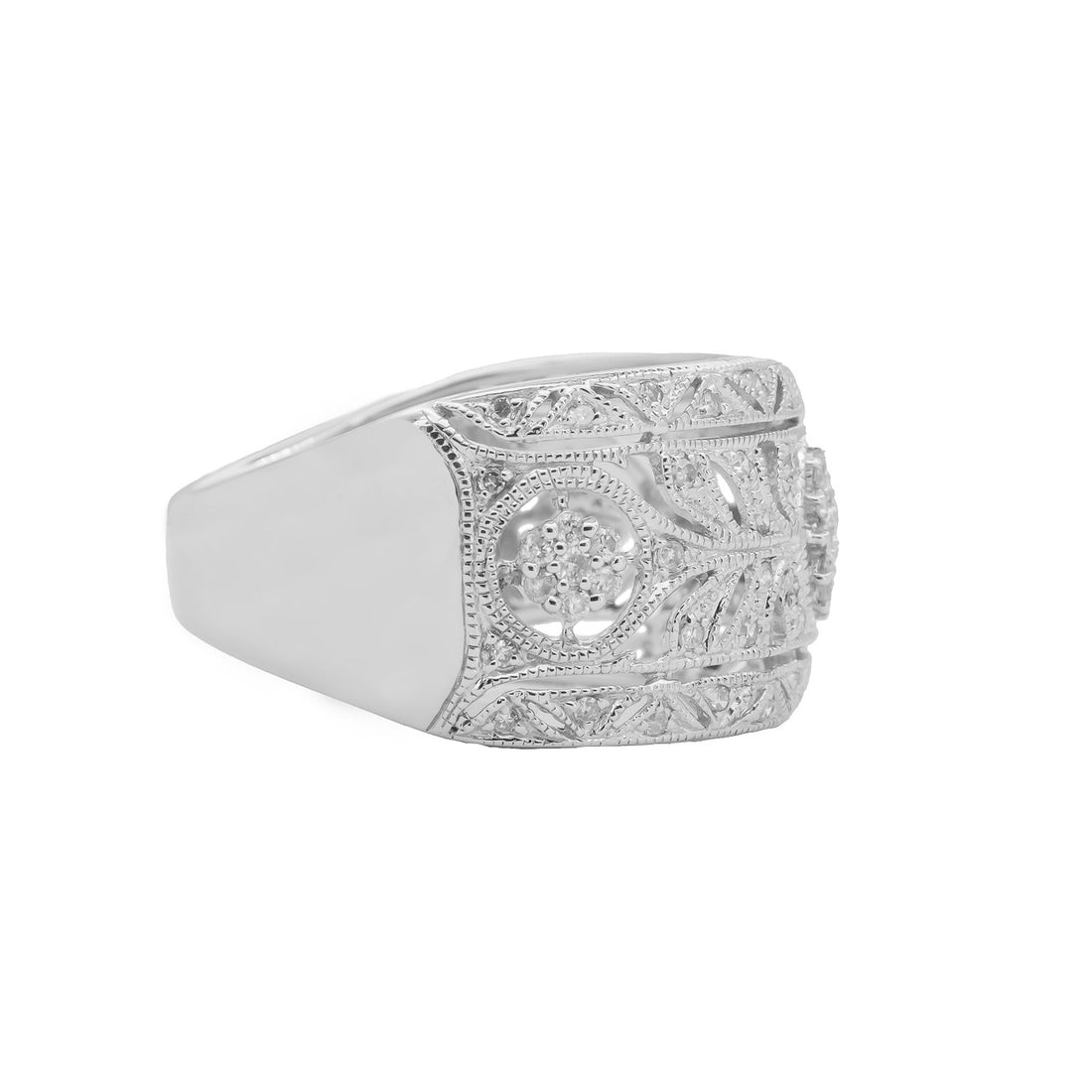 Effy .45 Carat Diamond White Gold Band Ring – image 3