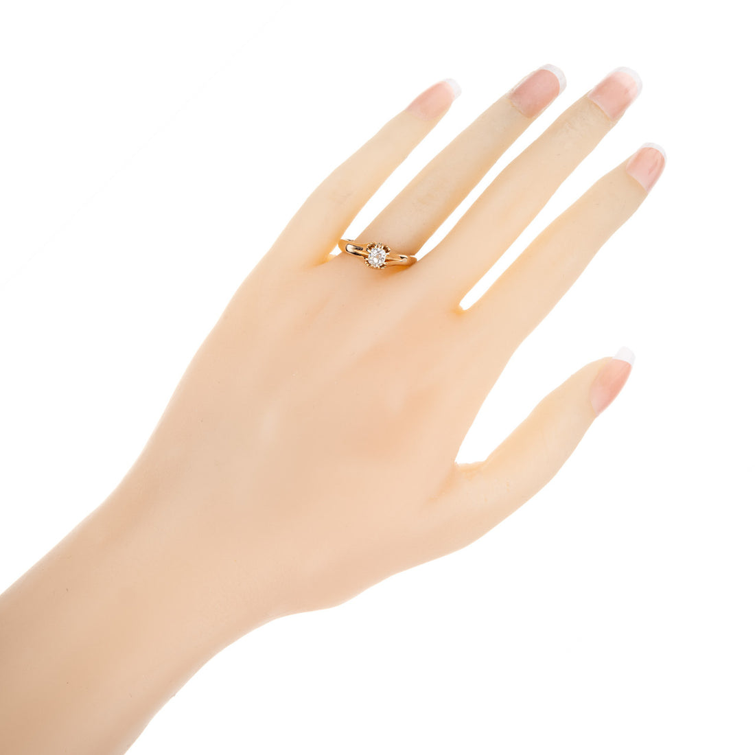 .33 Carat Diamond Rose Gold Antique Mens Ring – image 6
