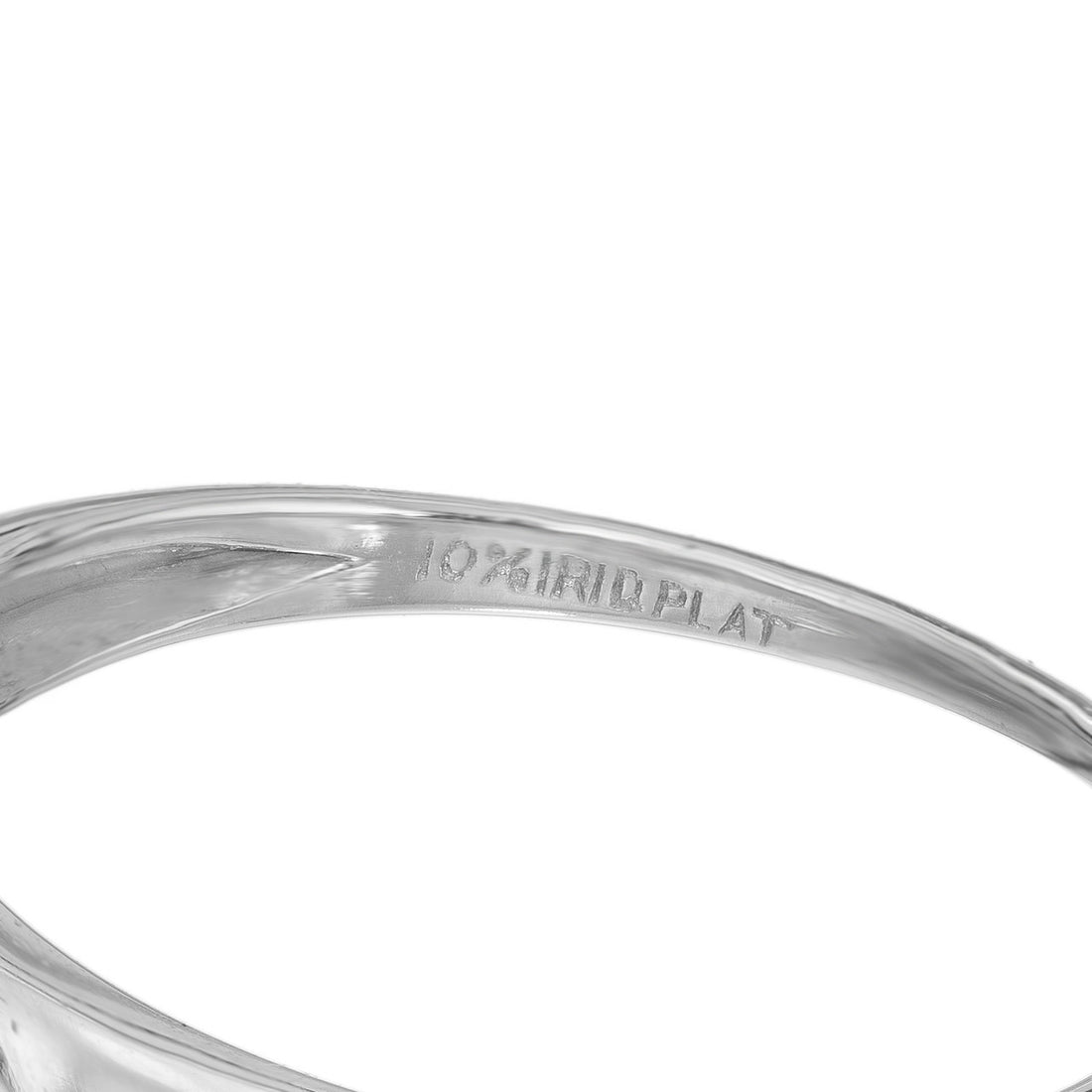 EGL Certified .75 Carat Diamond Three Stone Platinum Engagement Ring – image 7
