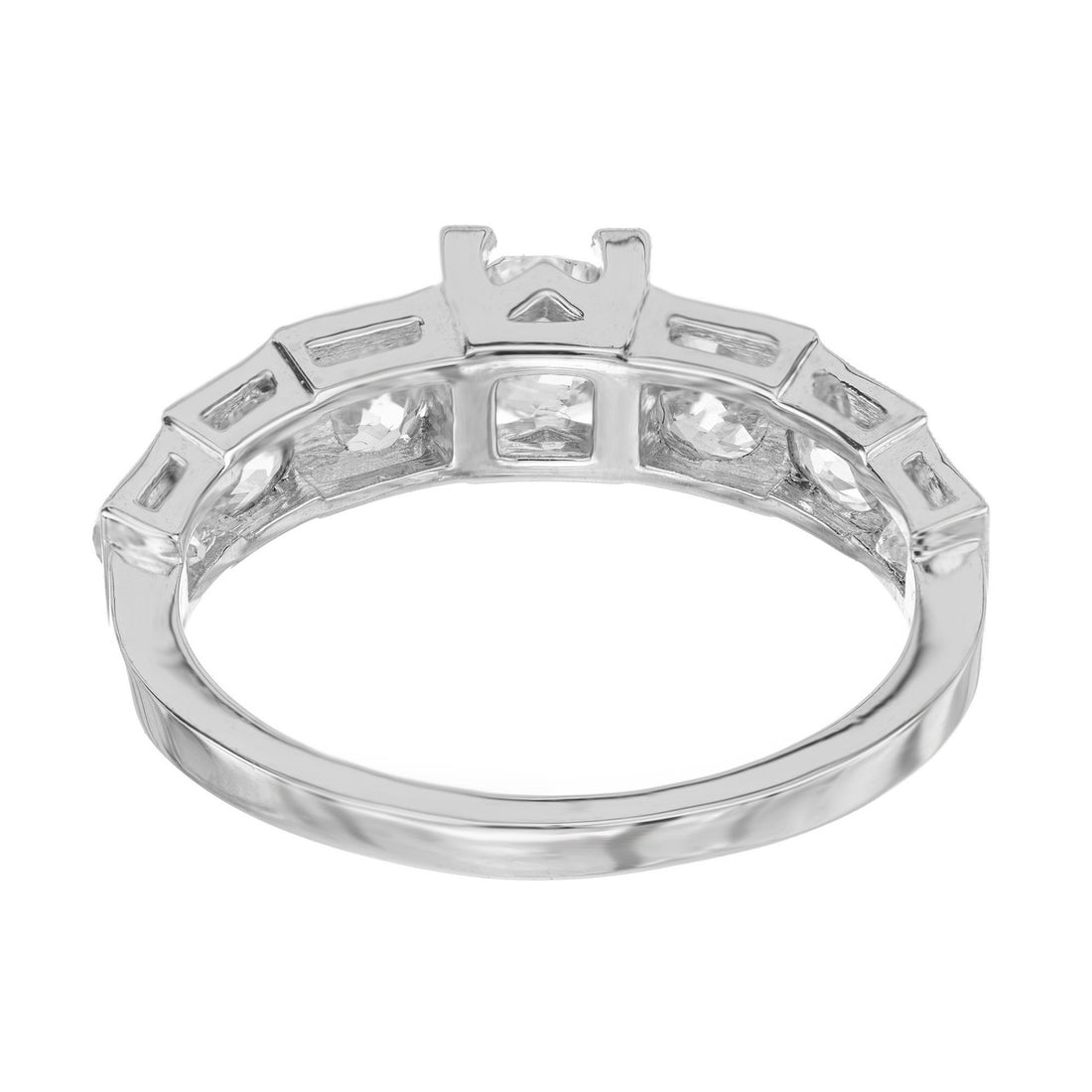 Peter Suchy 1.82 Carat Old Mine Diamond Platinum Engagement Ring – image 5