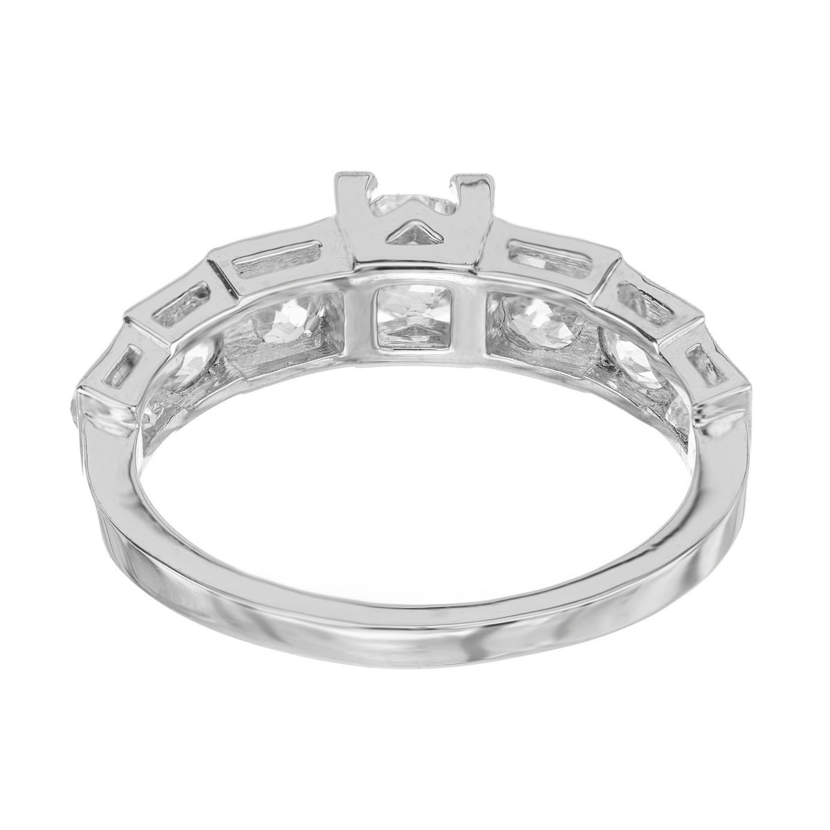 Peter Suchy 1.82 Carat Old Mine Diamond Platinum Engagement Ring – image 5