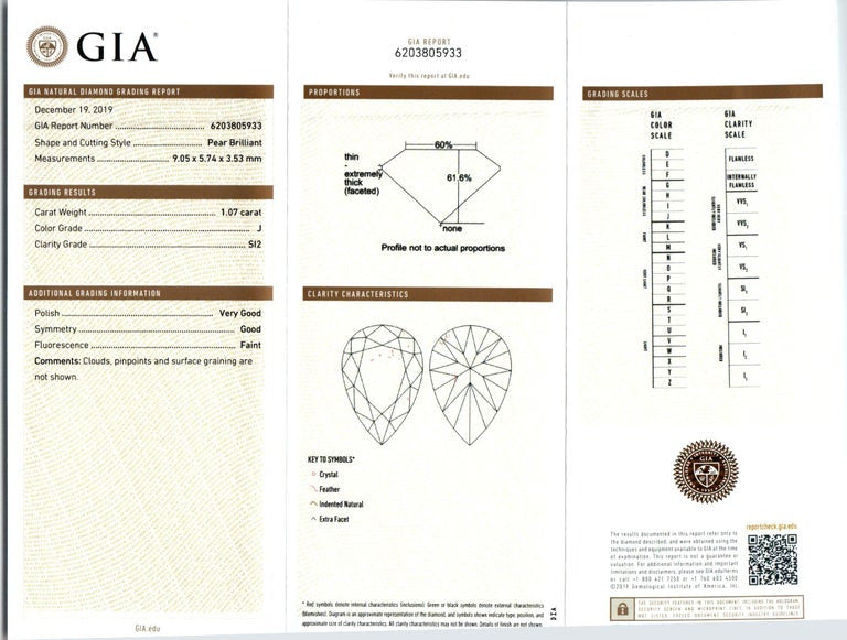 Peter Suchy GIA Certified 2.11 Carat Diamond Platinum Dangle Earrings – image 5