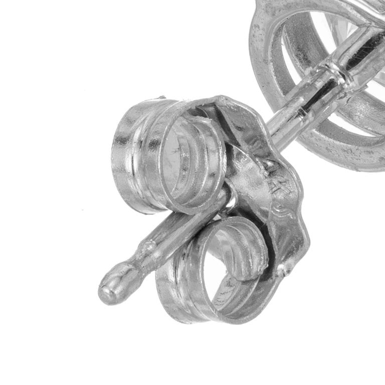 Peter Suchy 1.42 Carat Diamond Platinum Stud Earrings – image 7