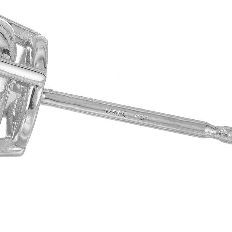 Peter Suchy 1.42 Carat Diamond Platinum Stud Earrings – image 8