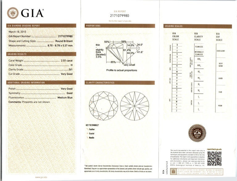 Peter Suchy GIA Certified 5.03 Carat Diamond Platinum Stud Earrings – image 5