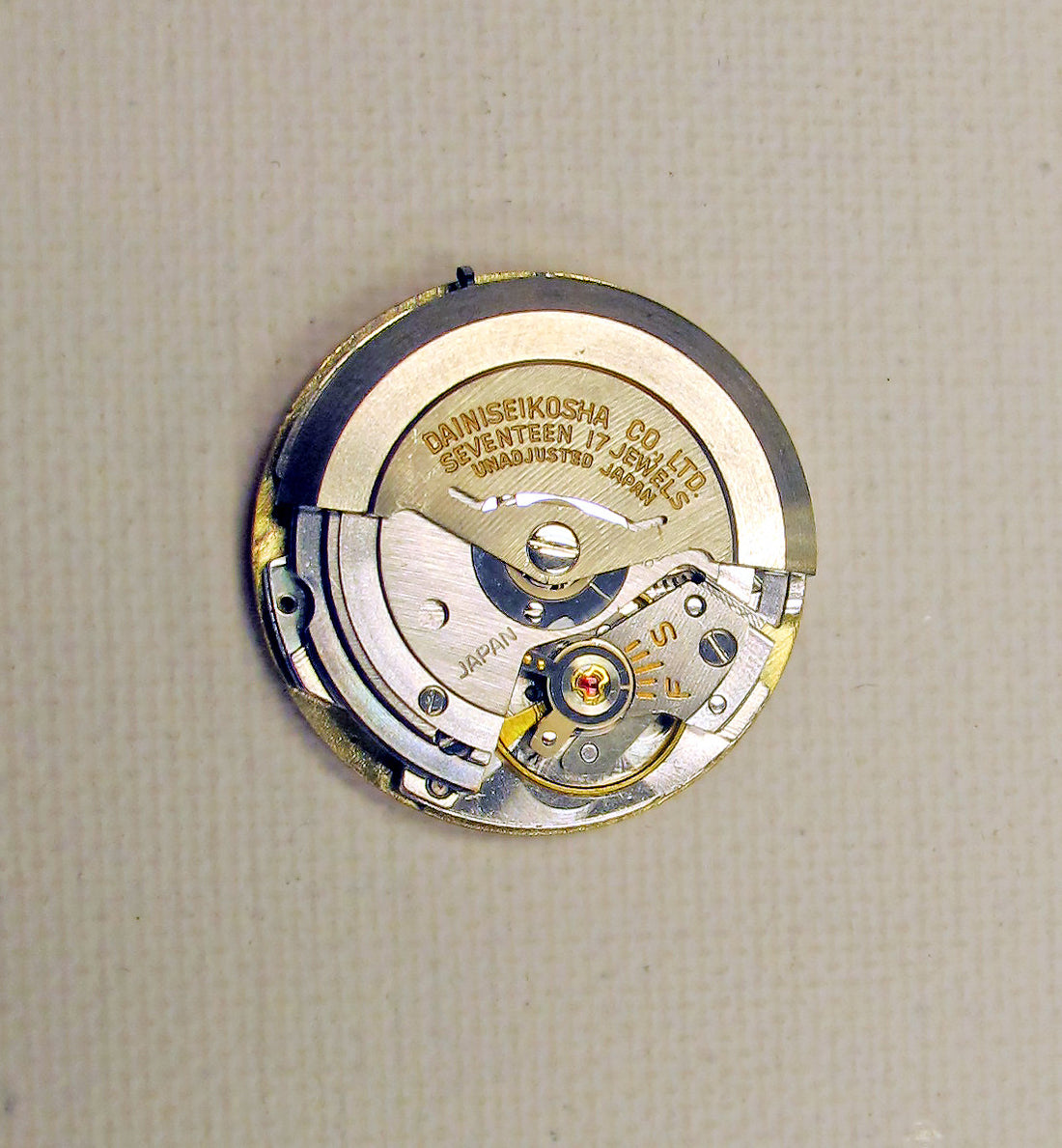 Seiko Yellow Gold Automatic Date Orange Dial Wristwatch – image 11