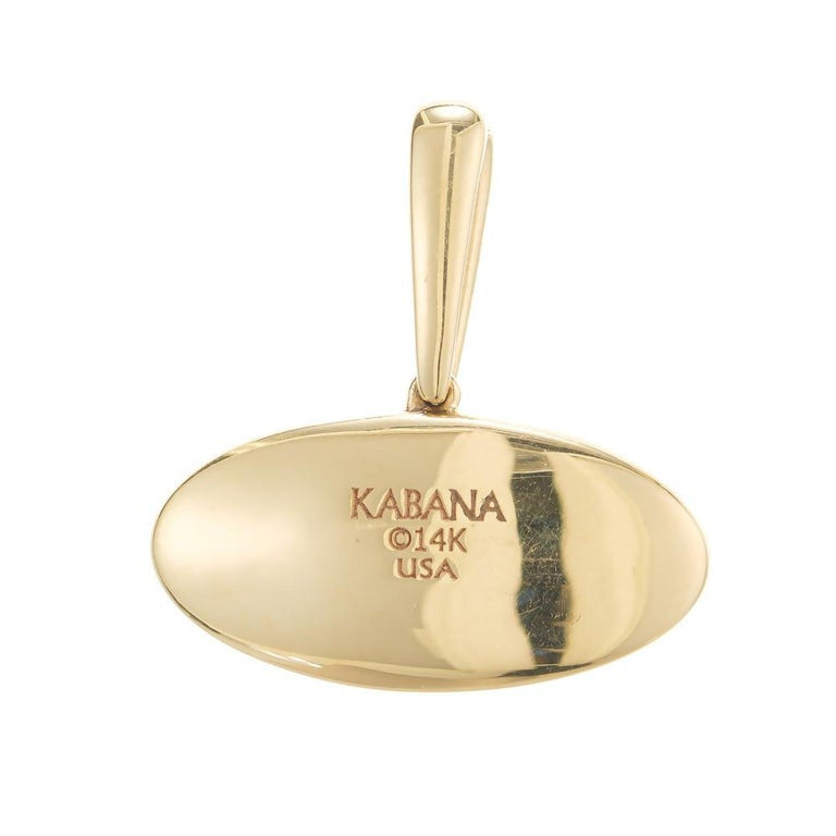 Kabana .6 Carat Diamond Gold Evil Eye Pendant – image 4