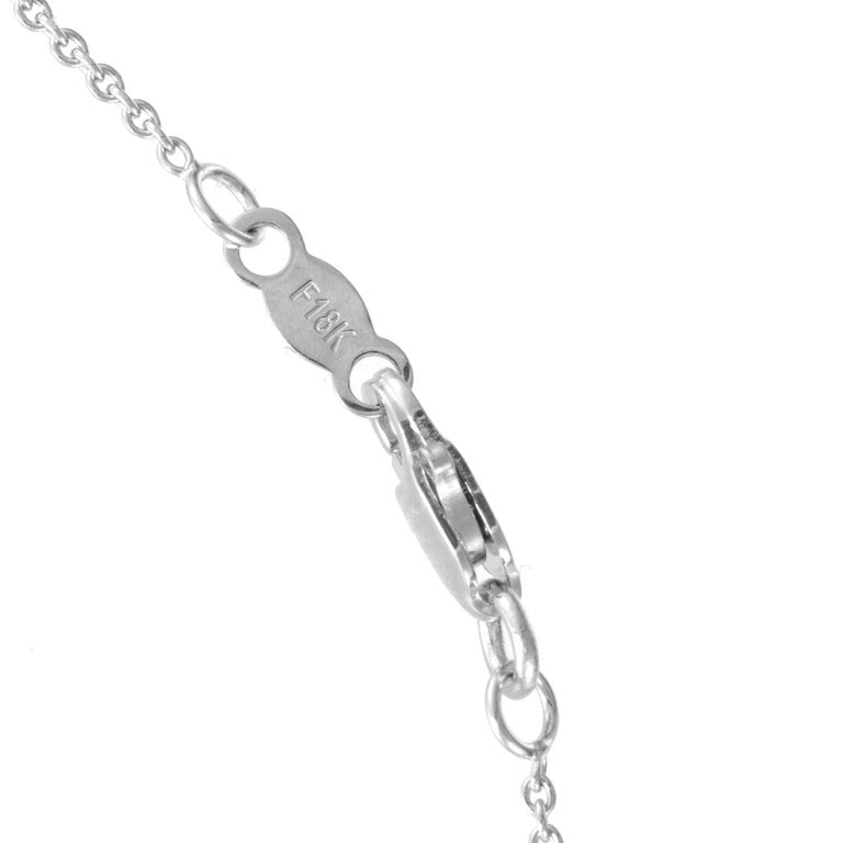 .25 Carat Diamond White Gold Cross Pendant Necklace – image 4