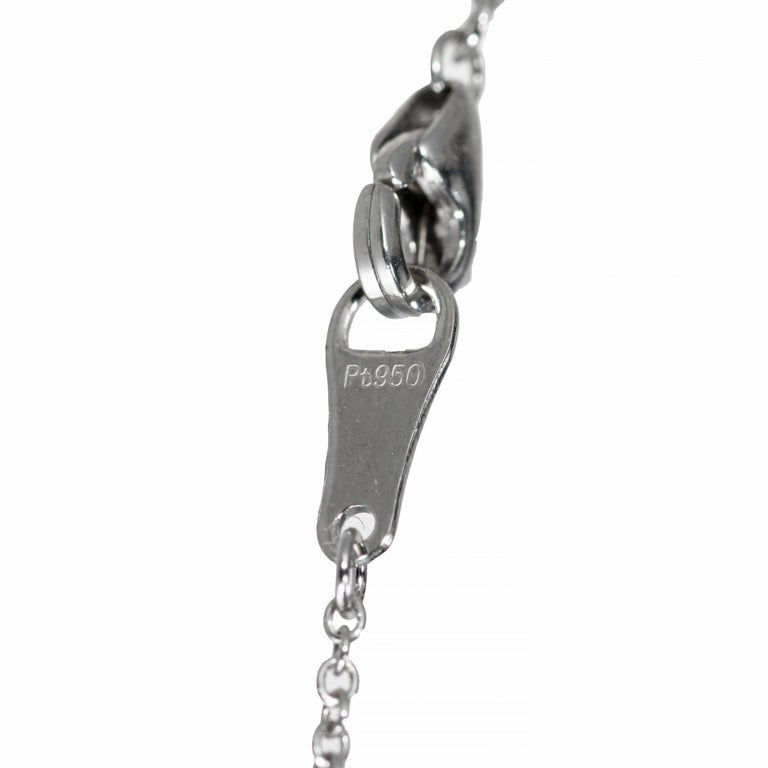 Peter Suchy EGL Certified 1.60 Carat Round Diamond Platinum Pendant Necklace – image 5