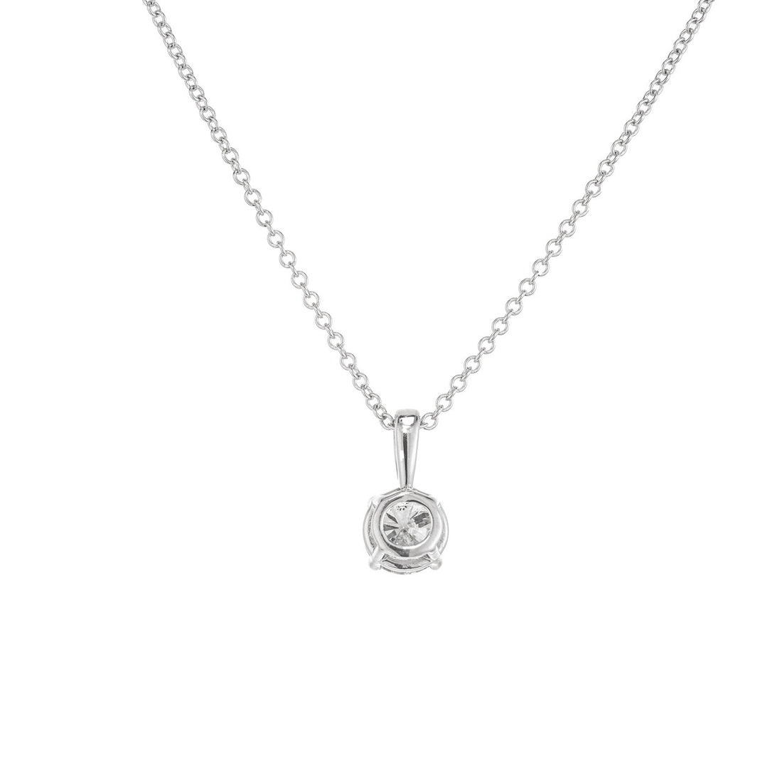 Peter Suchy GIA Certified .54 Carat Diamond White Gold Pendant Necklace – image 5