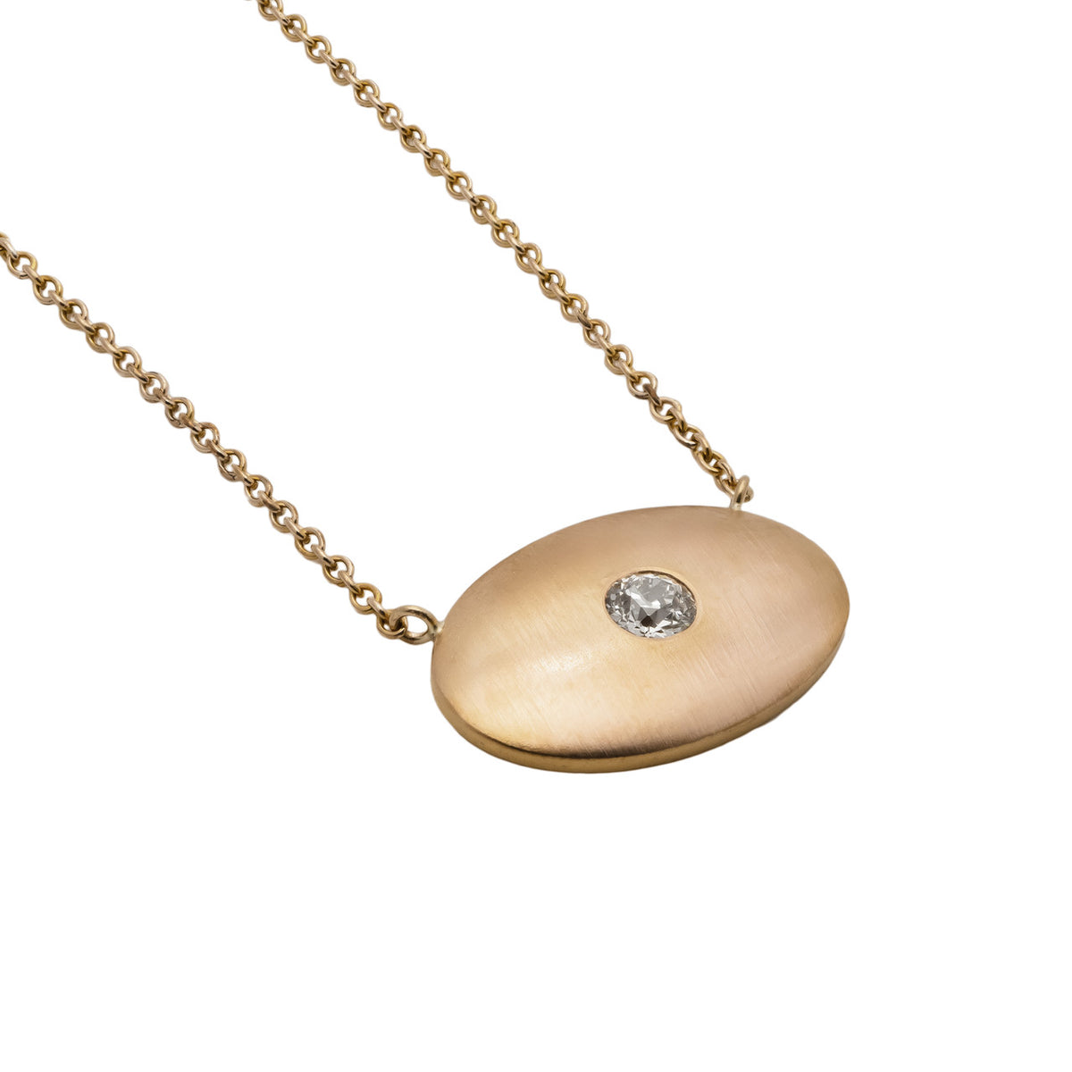 .25 Carat Diamond Yellow Gold Pendant Necklace – image 2