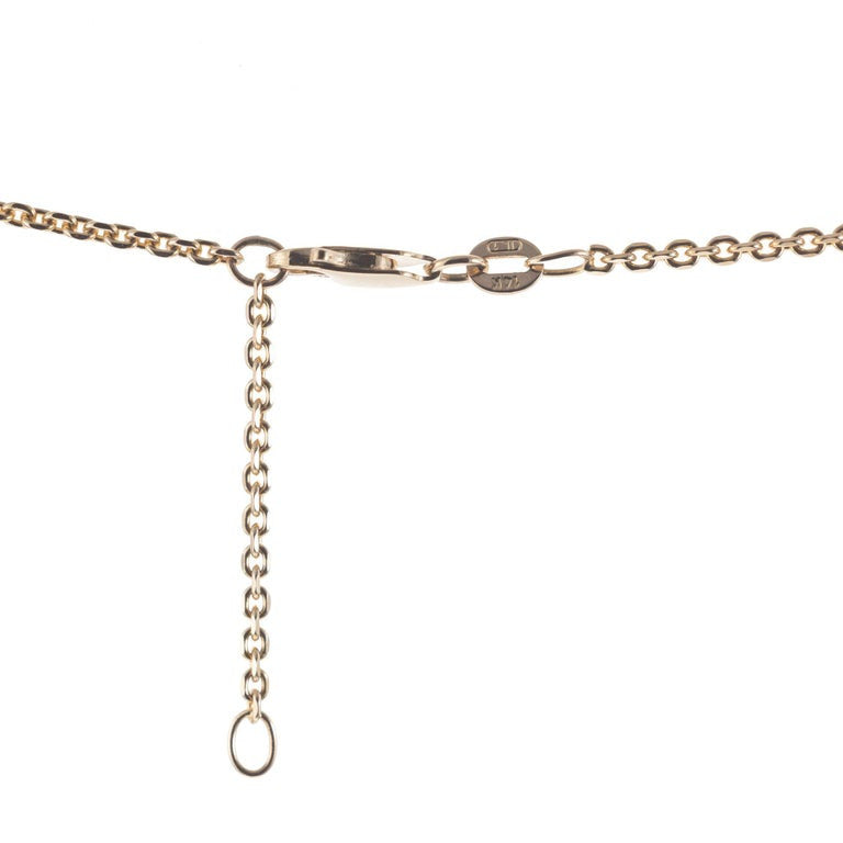 Peter Suchy .72 Carats 14k Gold Crescent Pendant Necklace – image 4