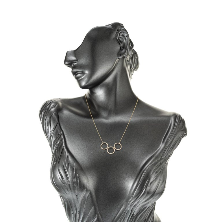 Peter Suchy .28 Carat Diamond Yellow Gold Pendant Necklace – image 6
