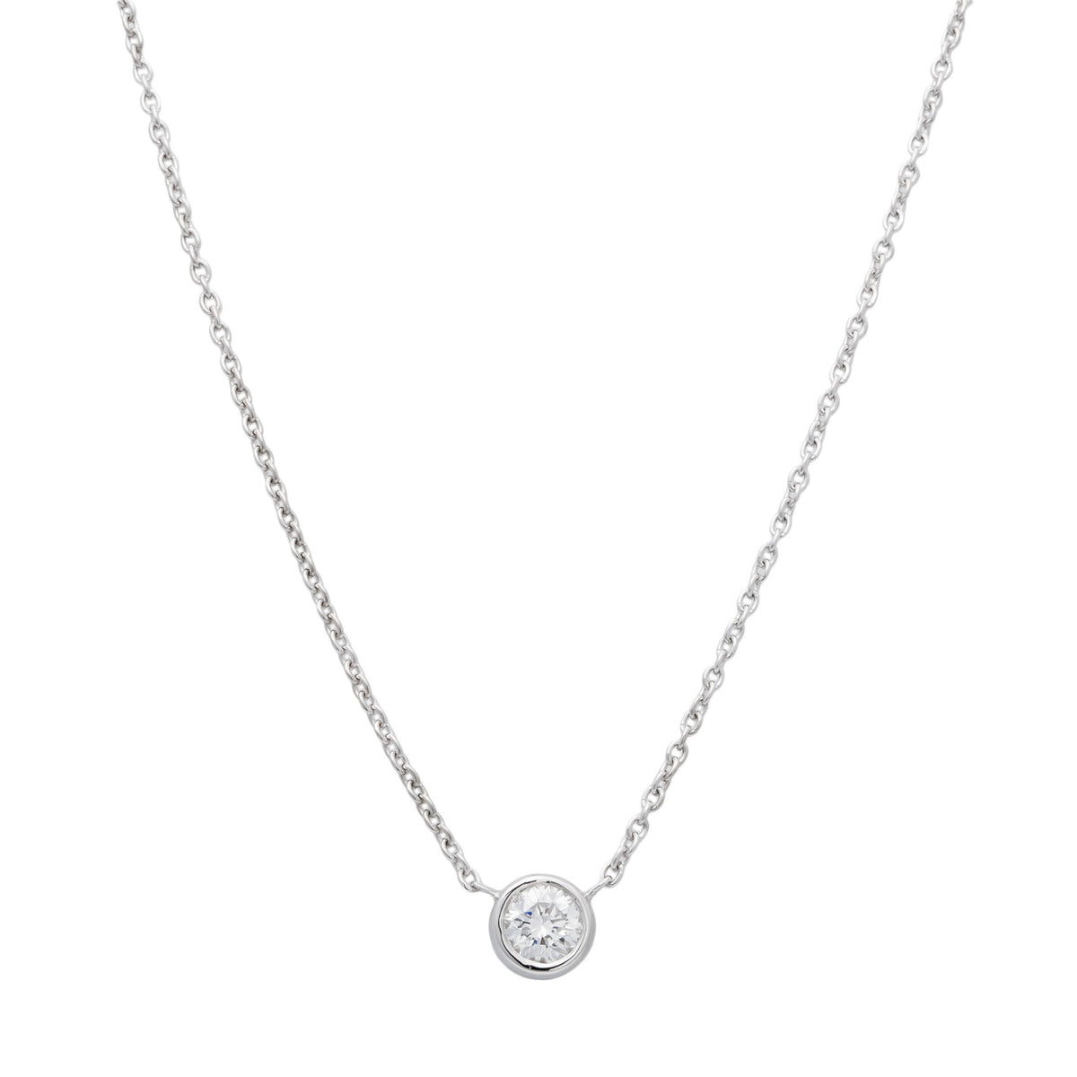 .50 Carat Diamond Platinum Pendant Necklace