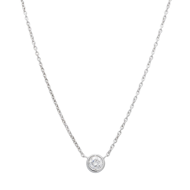 .50 Carat Diamond Platinum Pendant Necklace