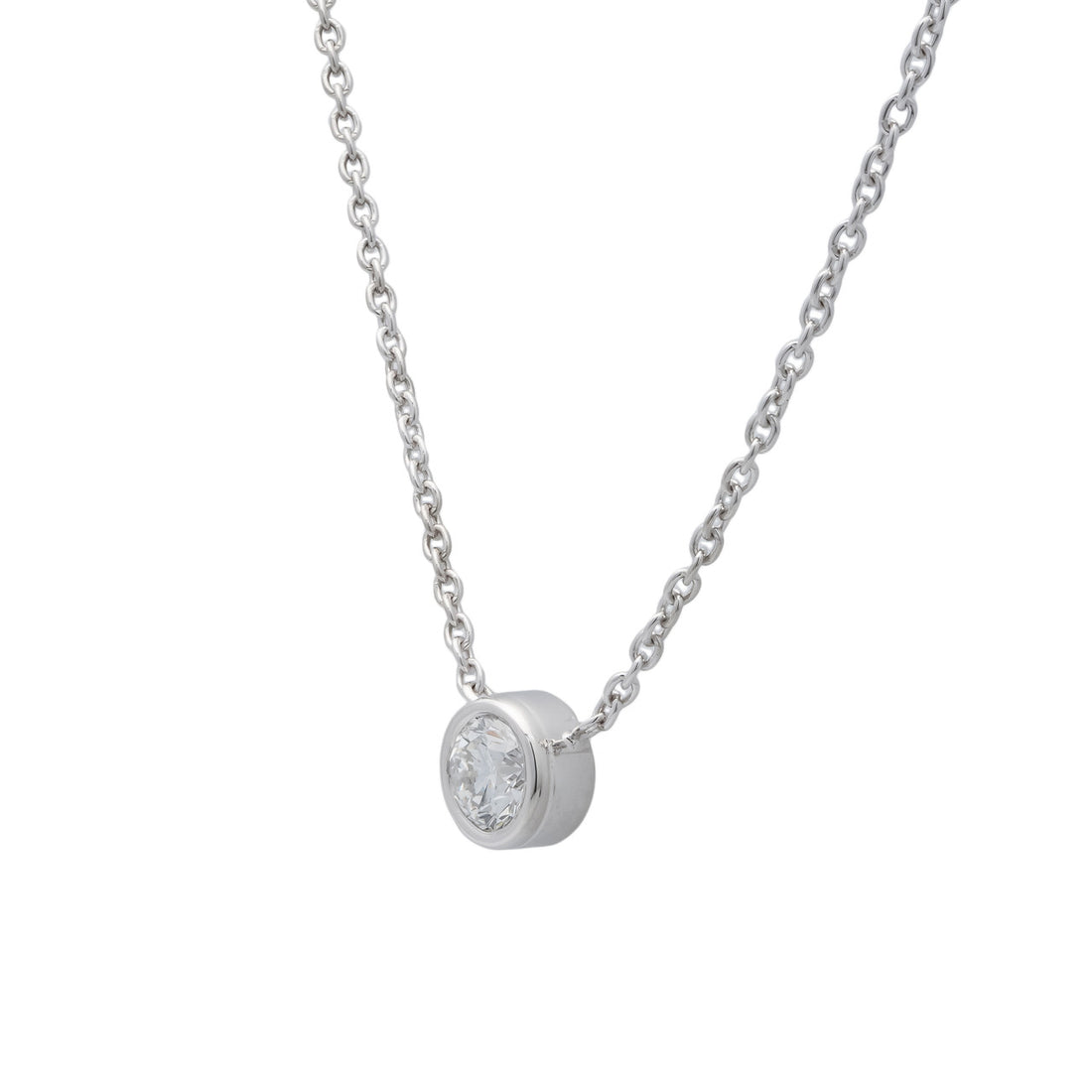.50 Carat Diamond Platinum Pendant Necklace – image 3