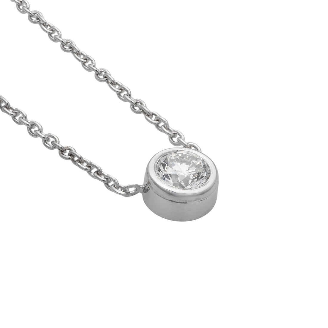 .50 Carat Diamond Platinum Pendant Necklace – image 4