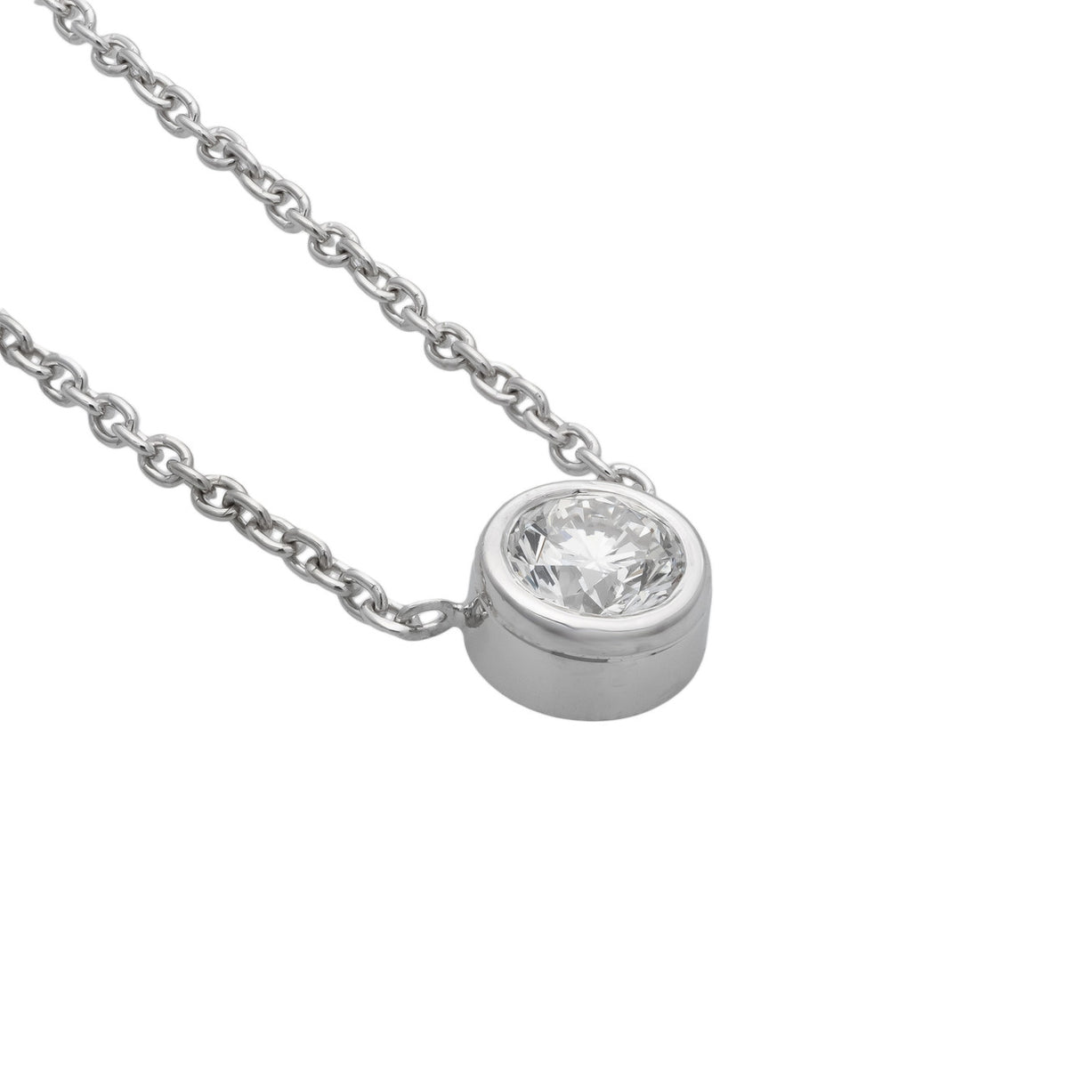 .50 Carat Diamond Platinum Pendant Necklace – image 4