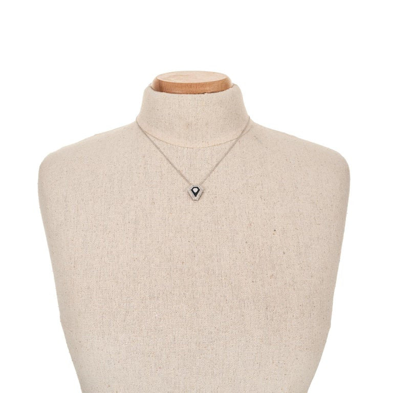 Peter Suchy 1.75 Carat Indicolite Tourmaline Diamond White Gold Pendant Necklace – image 5