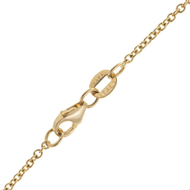 Peter Suchy AGL Certified 13.62 Opal Diamond Yellow Gold Pendant Necklace – image 7