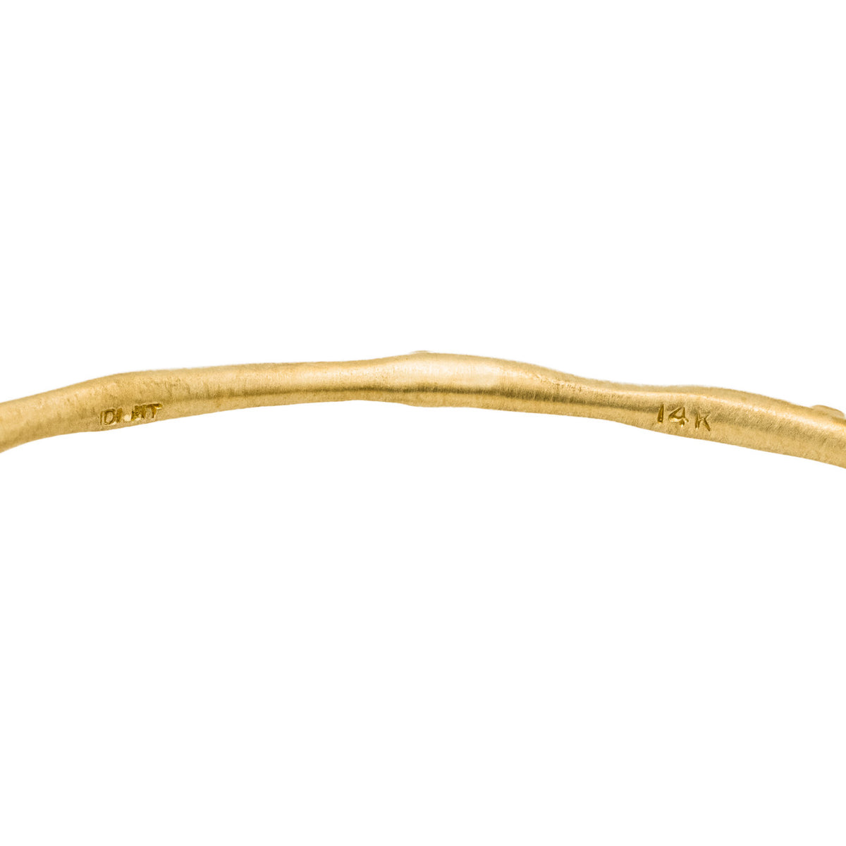 .20 Carat Diamond Yellow Gold Bangle Bracelet – image 4
