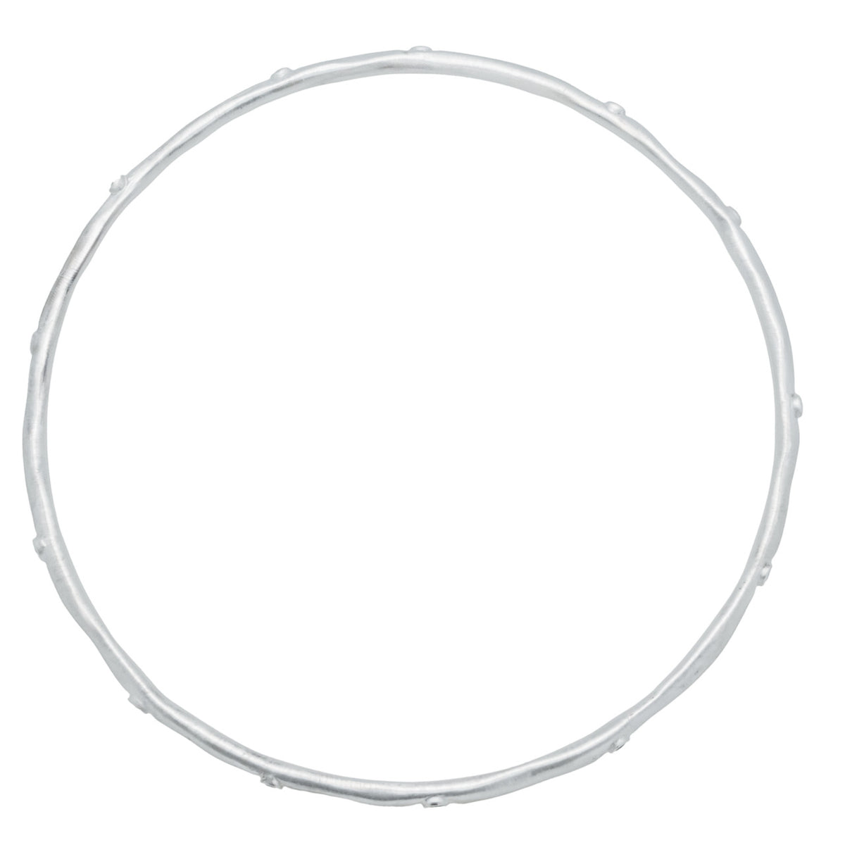 .20 Carat Diamond White Gold Bangle Bracelet – image 4