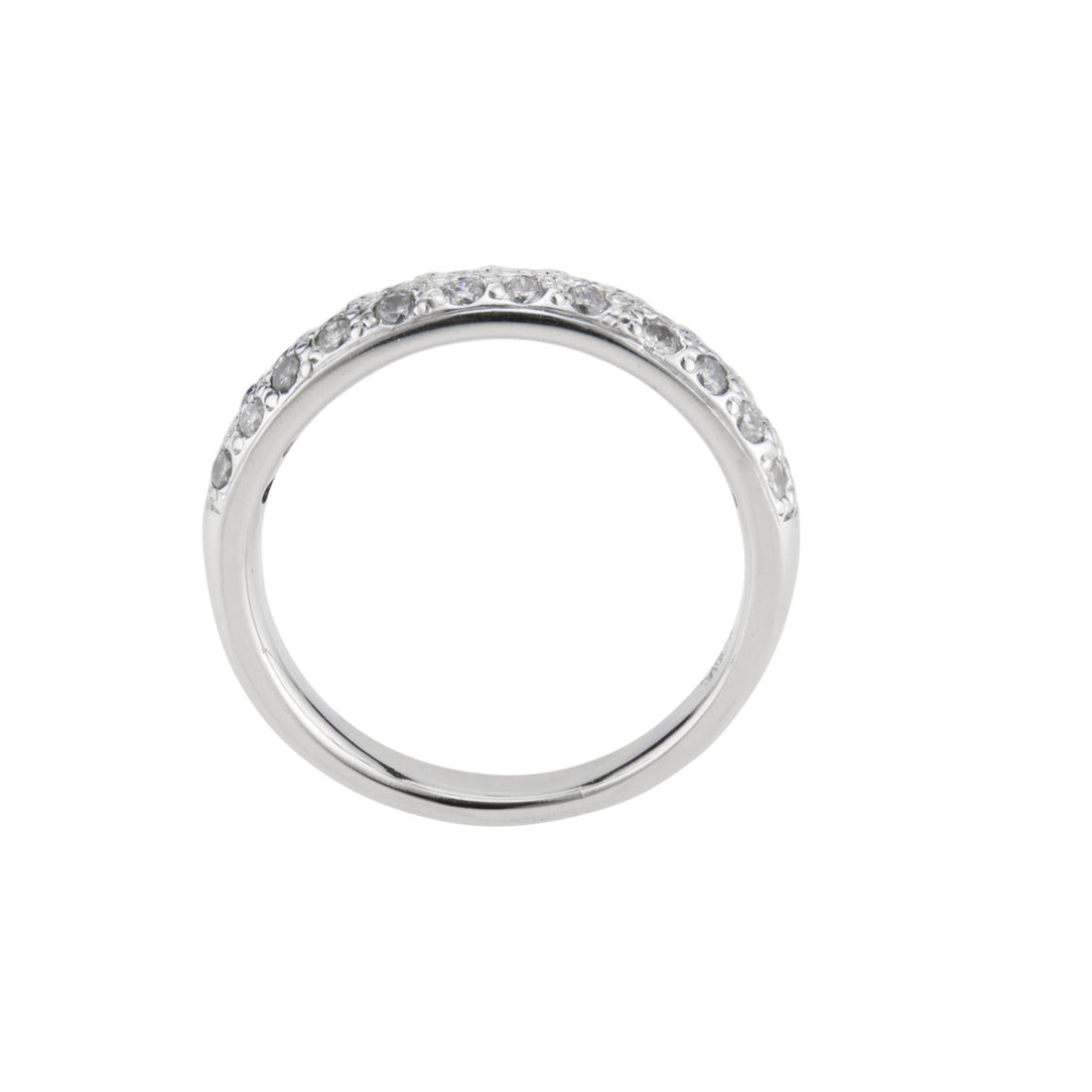 CWI .33 Carat Diamond White Gold Wedding Band Ring – image 5