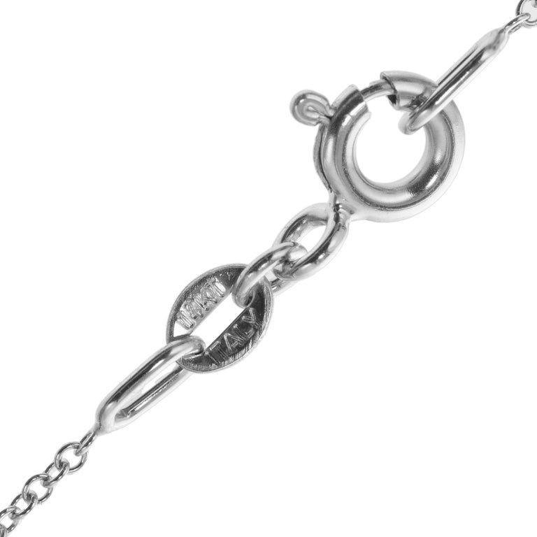 Peter Suchy 4.47 Carat Oval Tanzanite Diamond White Gold Pendant Necklace – image 5