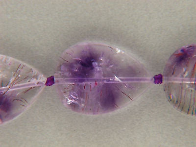 Vintage Pear Quartz Amethyst Cocoxanite Necklace 14k Catch – image 3