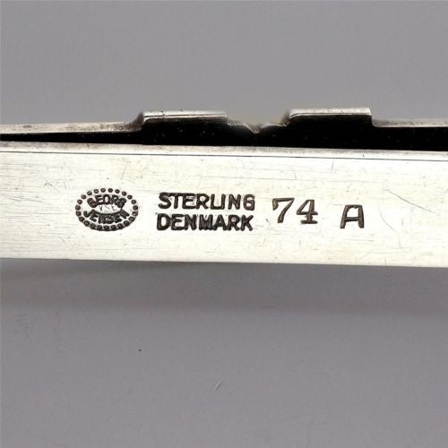 Vintage Georg Jensen Denmark 74A Silver Tie Bar – image 4