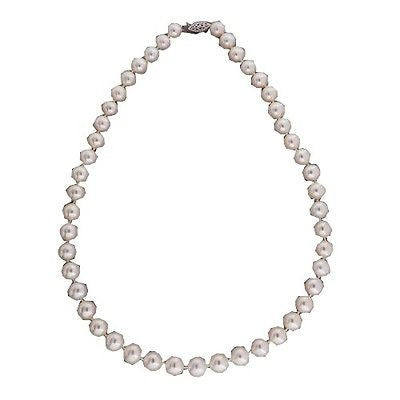 Vintage High Lustre Chinese Fresh Water 18 In 8.5-9.5mm Cultured Pearl Necklace