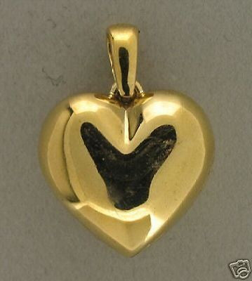 Estate 18k Heavy Solid Hinged Handmade Diamond Heart Locket Opens – image 9