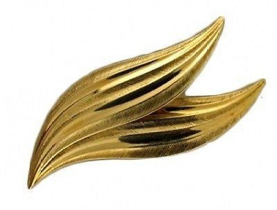 Vintage Estate 14k Yellow Gold Double Swirl Designer Tiffany + Co Pin, Germany