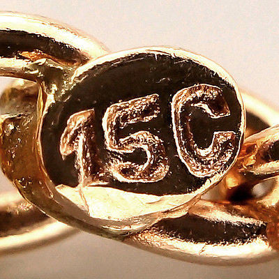 Vintage 1870 Victorian 15k Pink Gold Carved Carnelian Hard Stone Pin Pendant – image 6
