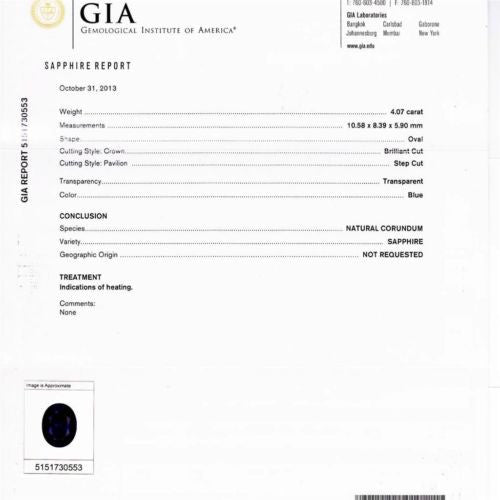 Peter Suchy 5.77 Carat Sapphire Diamond Three-Stone Platinum Engagement Ring – image 7