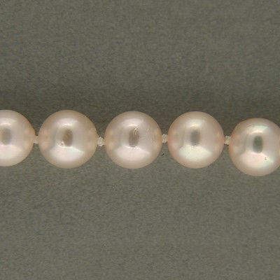 7 To 7.5mm High Luster Japanese Akoya Cultured Pearl 18 Inch Necklace Aa+ 14k – image 2